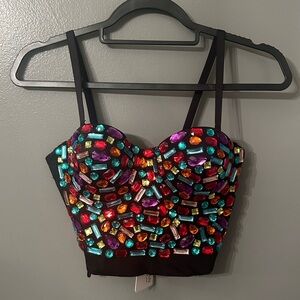 Bedazzled Corset Top